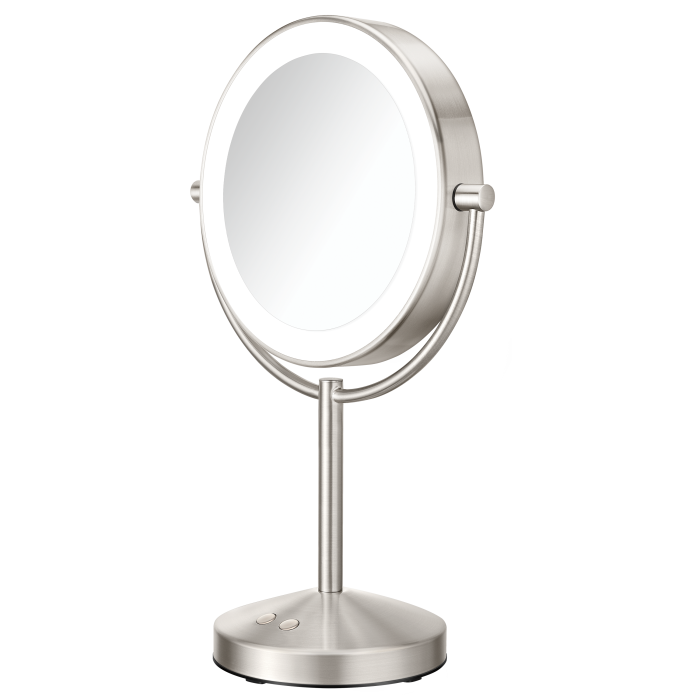 Travel Vanity Makeup Bag LED Lighted Magnifying Mirror 