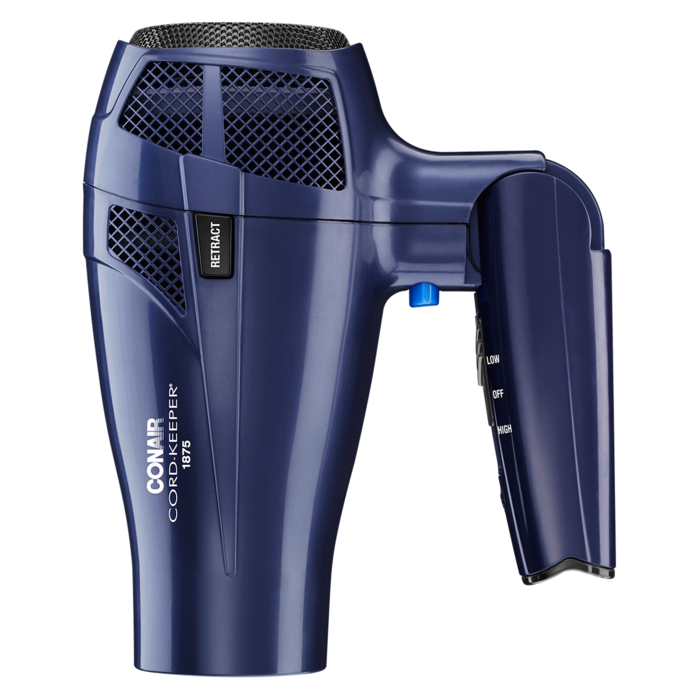 Cord-Keeper Hair Dryer with Folding Handle, , large image number 2.0