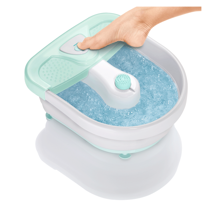 Foot Spa with Heat, Bubbles and 3 Attachments image number 1