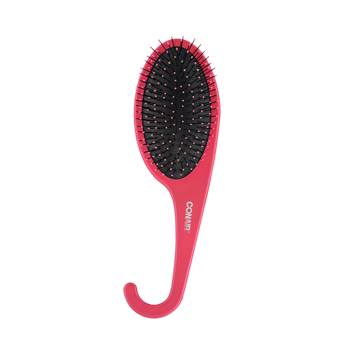 Detangling Hook Brush Purple image number 1