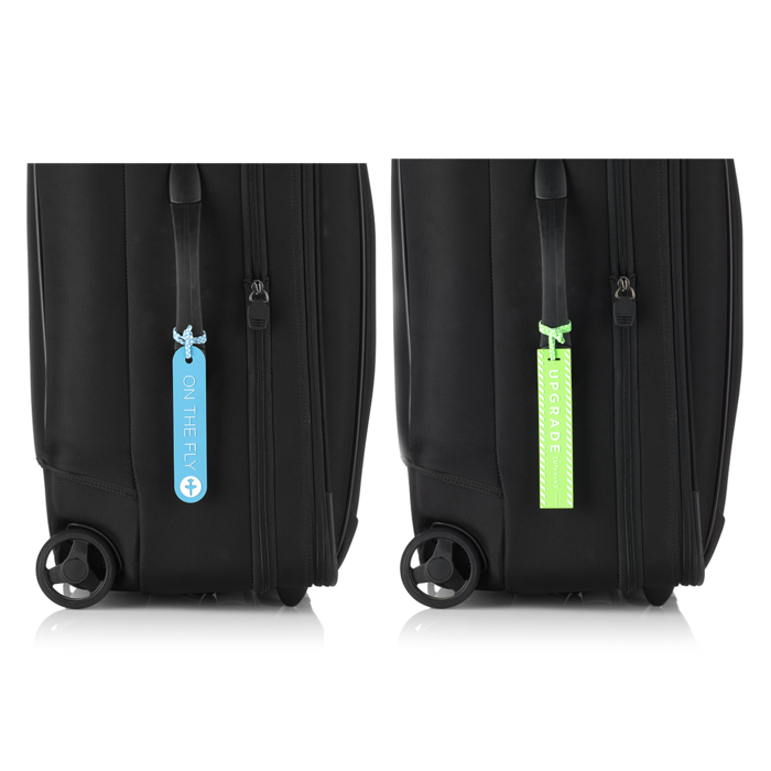 Travel Smart by Conair Vinyl Luggage Tags - Black