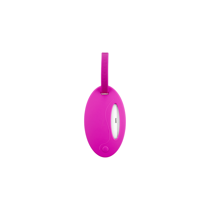 Oval Swivel Identification Tag – Magenta