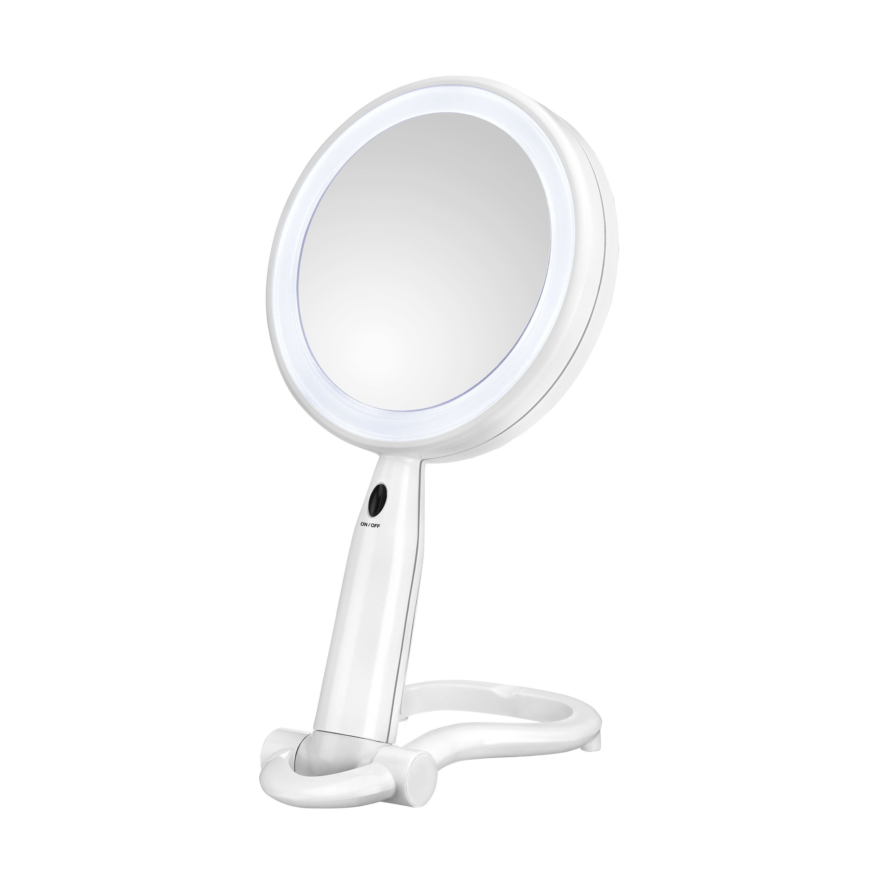 Travel Vanity Makeup Bag LED Lighted Magnifying Mirror 