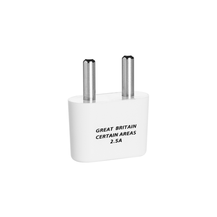 ADAPTER PLUG - Great Britain, Ireland, Parts of Africa, Hong Kong and Singapore