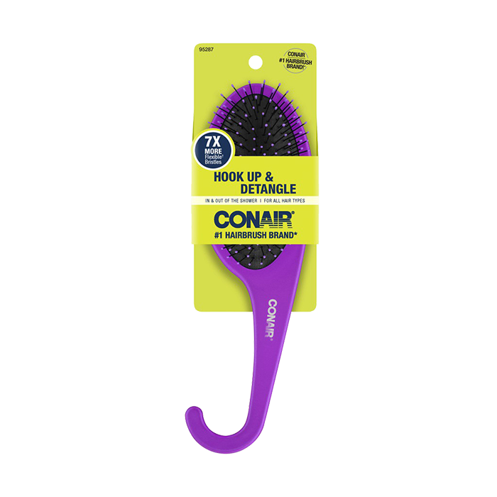 Detangling Hook Brush Purple image number 6