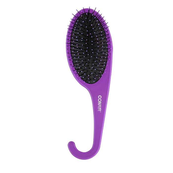 Detangling Hook Brush Purple image number 3