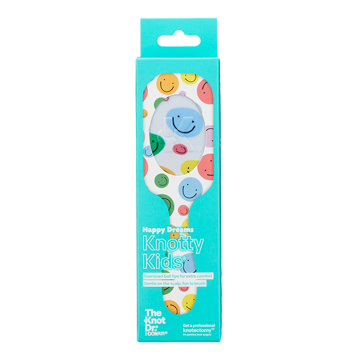 Knotty Kids for Conair Smily Print Detangling Hairbrush, , small image number 4.0