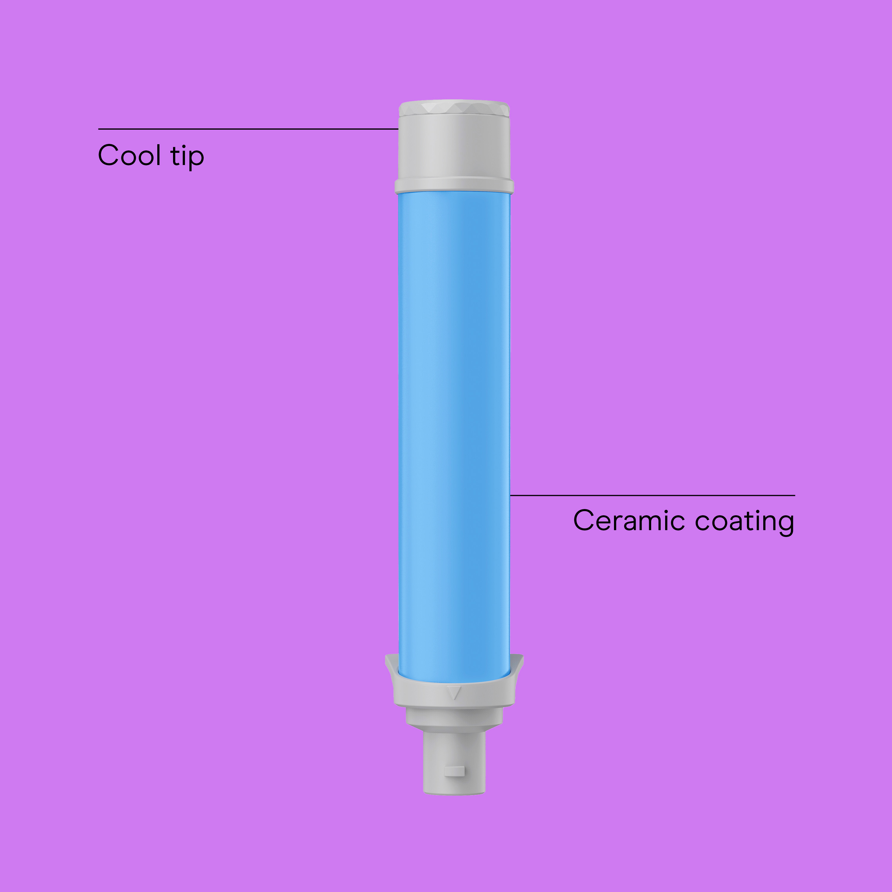 1 1/4" Curling Wand Attachment, , large