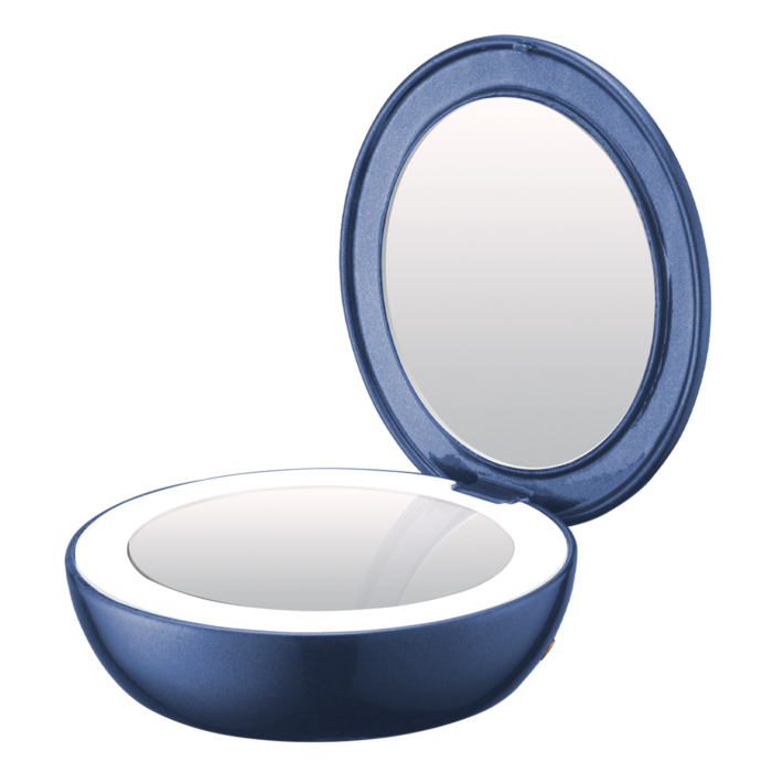 Espejo con luz LED recargable de tamaño compacto Unbound®