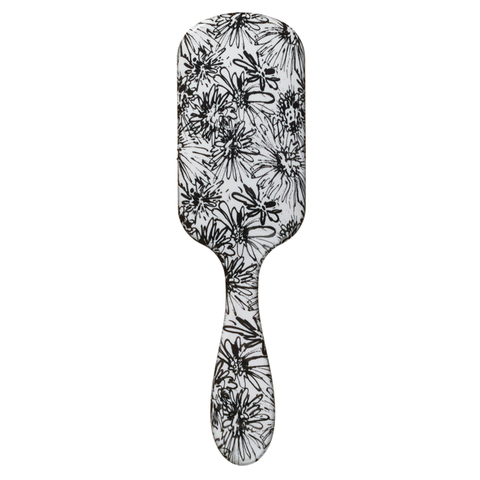 The Pro Brite Black and White Floral Brush image number 1