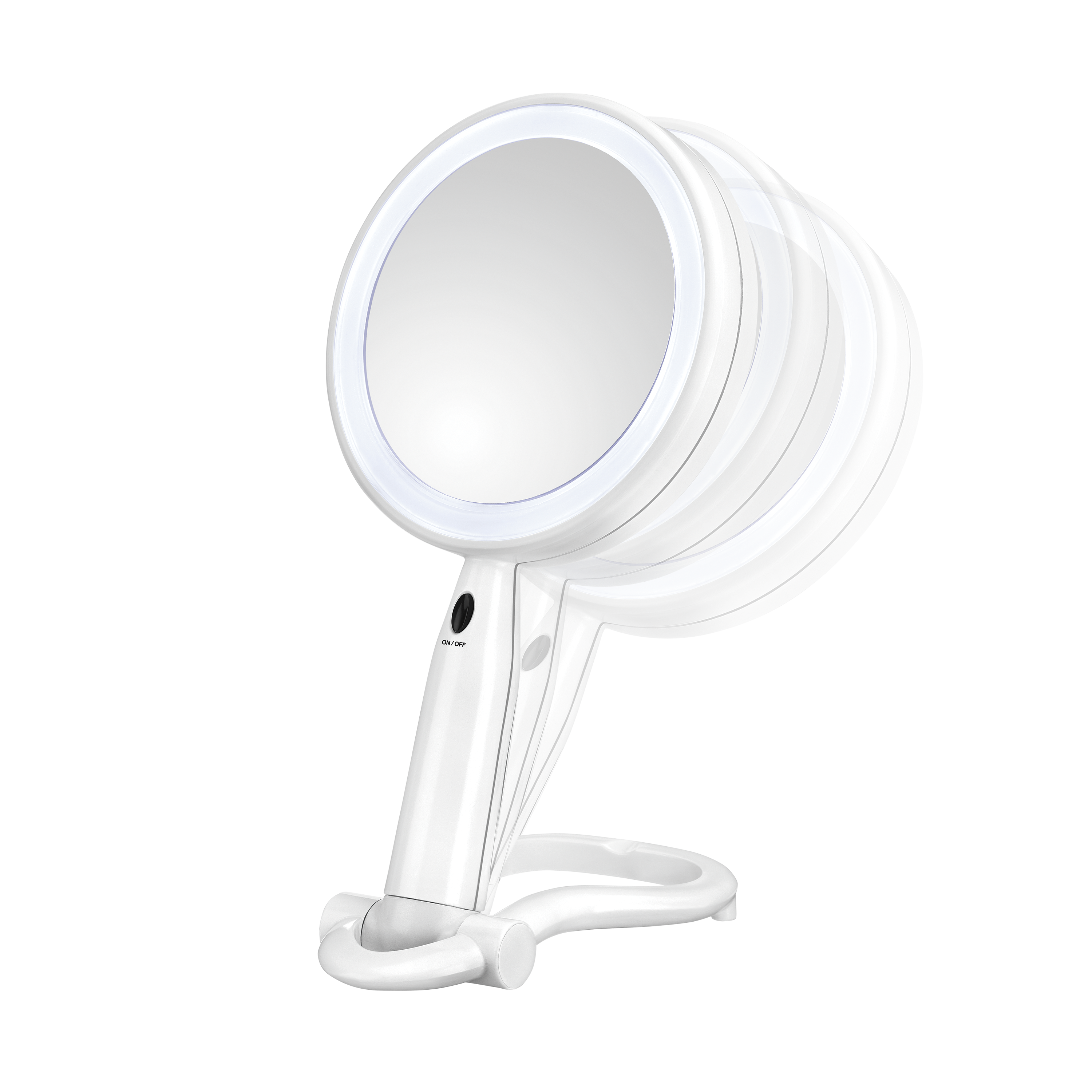 LED-Lighted Handheld + Vanity Mirror image number 1