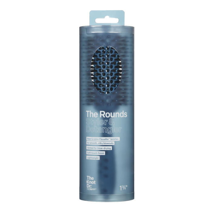 The Knot Dr.® for Conair® The Rounds Vented Porcupine Medium Round Hairbrush, , large image number 3.0