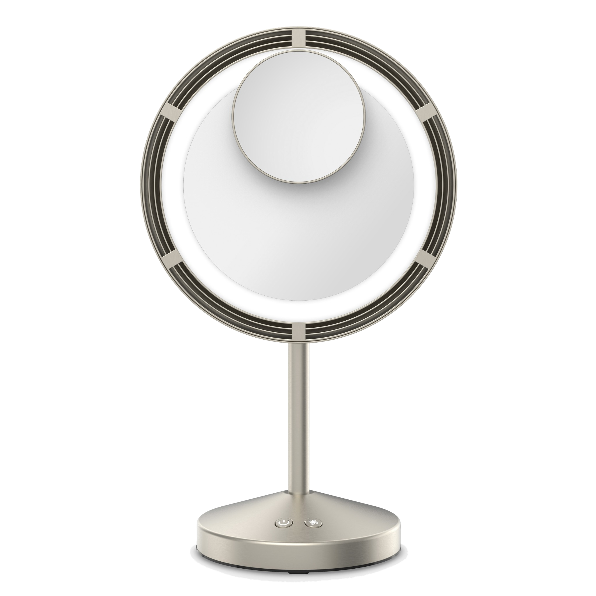 Espejo LED con ventilador y zoom
