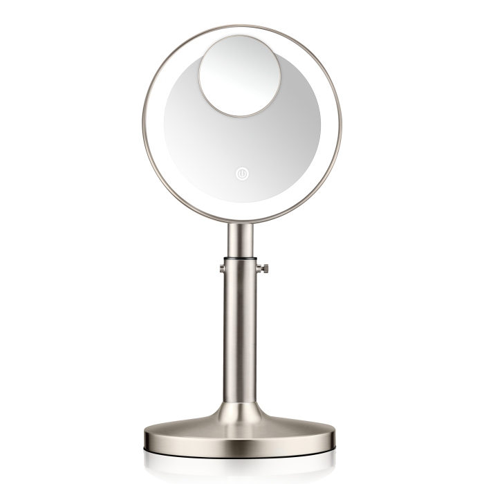 simplehuman 8” Round LED Sensor Mirror with 5x and 10x Magnification