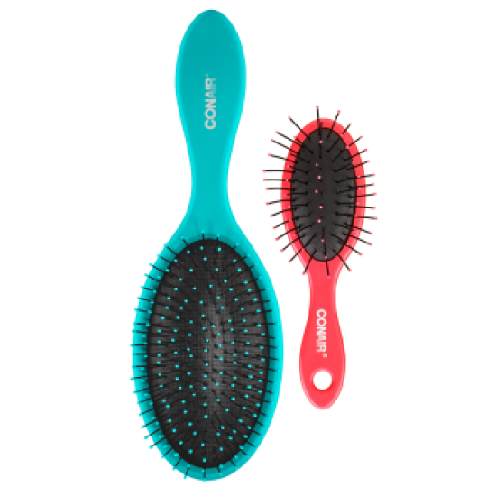 Detangling Cushion Brush and Mini Cushion Brush Value Pack