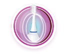 masajear con cepillo de dientes eléctrico